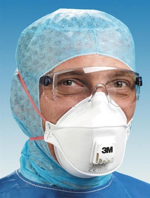3M™ Aura™ Légzésvédő maszk, FFP3 szelepes 9332